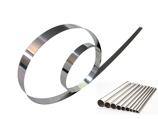 Stainless steel strip for pipe manufacturing