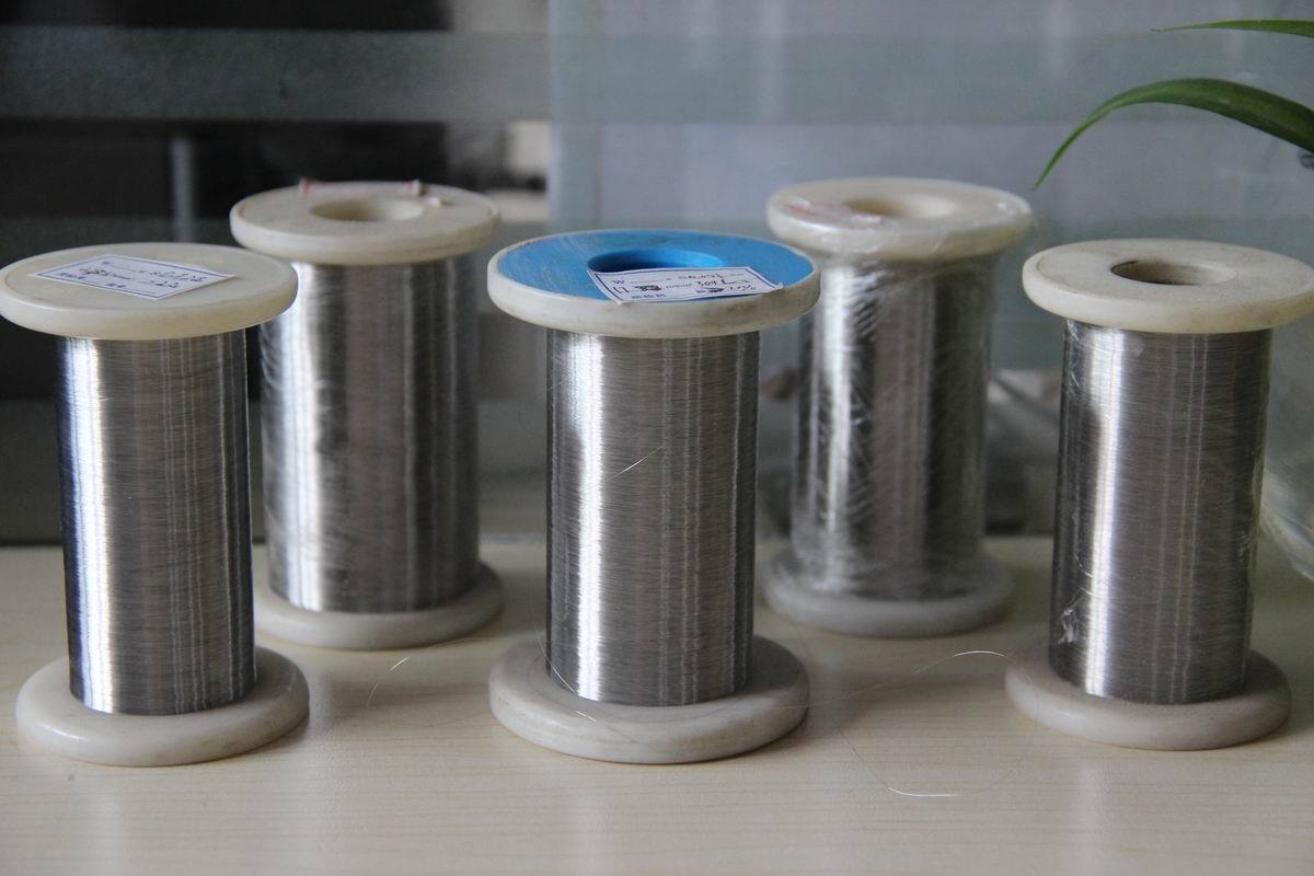 Stainless steel microfilament